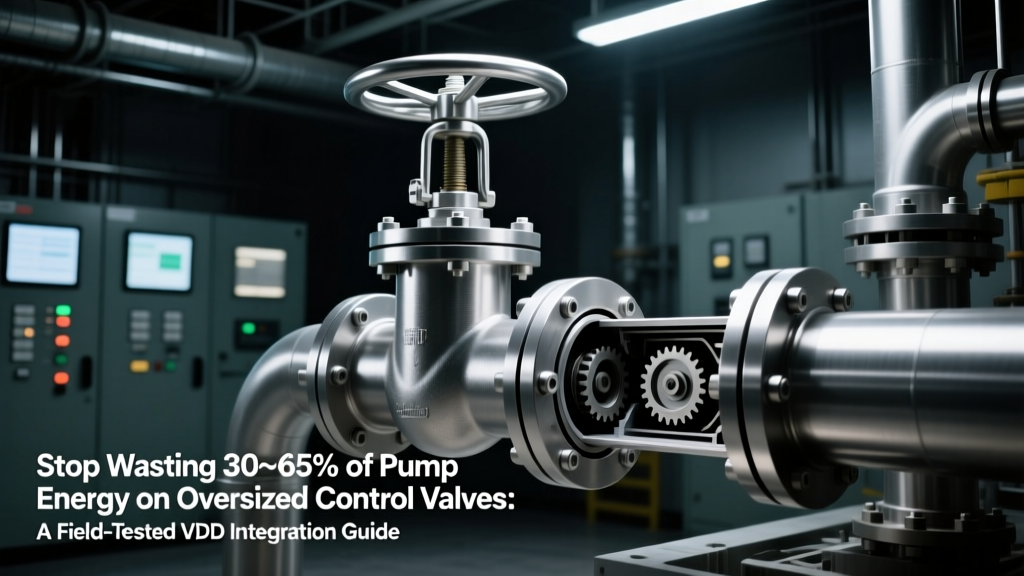 Stop Wasting 30–65% of Pump Energy on Oversized Control Valves: A Field-Tested VFD Integration Guide for Control Valve Technicians (Not Just Drives Engineers)
