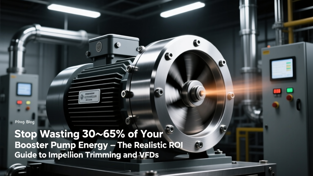Stop Wasting 30–65% of Your Booster Pump Energy: The Realistic ROI Guide to Impeller Trimming, VFDs, Seal Upgrades & System Optimization (With Payback Calculators You Can Trust)
