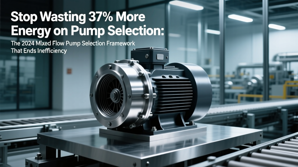 Stop Wasting 37% More Energy on Pump Selection: The 2024 Mixed Flow Pump Selection Framework That Engineers at Veolia & Suez Actually Use (Not Textbook Theory)