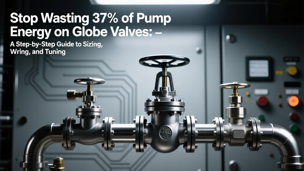 Stop Wasting 37% of Pump Energy on Globe Valves: A Step-by-Step Guide to Sizing, Wiring, and Tuning a Variable Frequency Drive for Globe Valve Control — Real ROI Calculated in 48 Hours