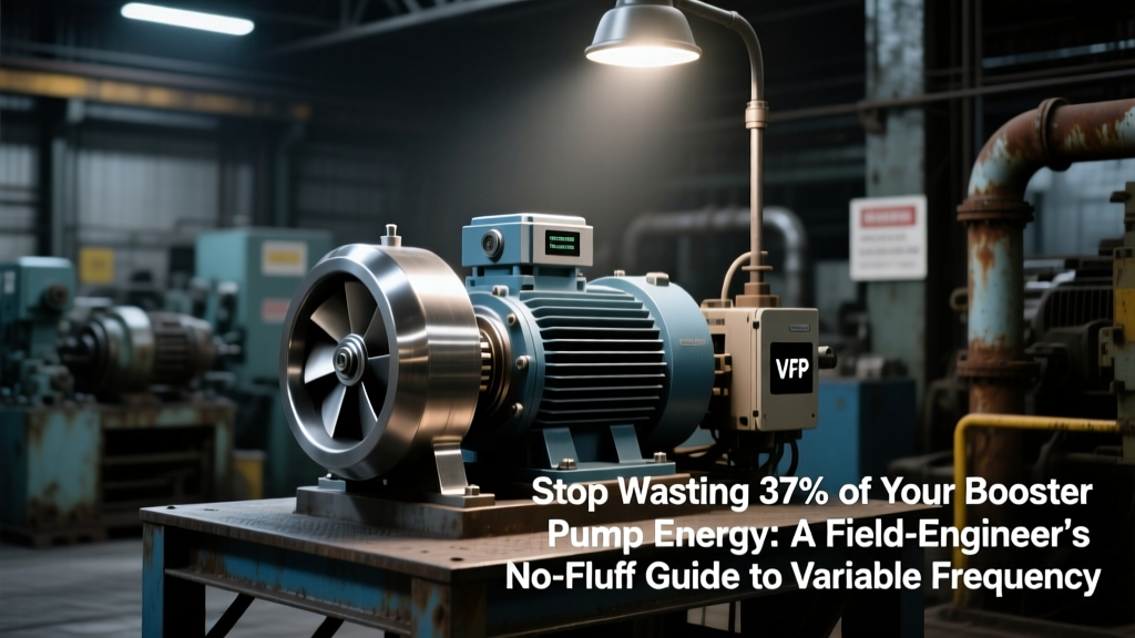 Stop Wasting 37% of Your Booster Pump Energy: A Field-Engineer’s No-Fluff Guide to Variable Frequency Drive for Booster Pump Selection, Installation, Parameter Tuning, and Real-World ROI Calculation (With Curve Matching & NPSH Guardrails)