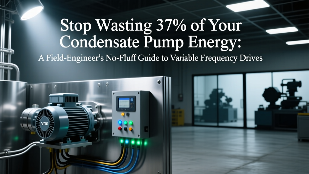 Stop Wasting 37% of Your Condensate Pump Energy: A Field-Engineer’s No-Fluff Guide to Variable Frequency Drive for Condensate Pump Selection, Installation, Parameter Tuning, and Real-World ROI—With 5 Costly Mistakes You’re Probably Making Right Now