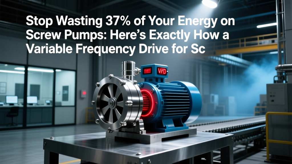 Stop Wasting 37% of Your Energy on Screw Pumps: Here’s Exactly How a Variable Frequency Drive for Screw Pump Cuts Power Bills, Prevents Cavitation, and Pays for Itself in Under 14 Months — With Real-World Setup Steps, Parameter Tuning Logic, and ROI Math You Can Verify.