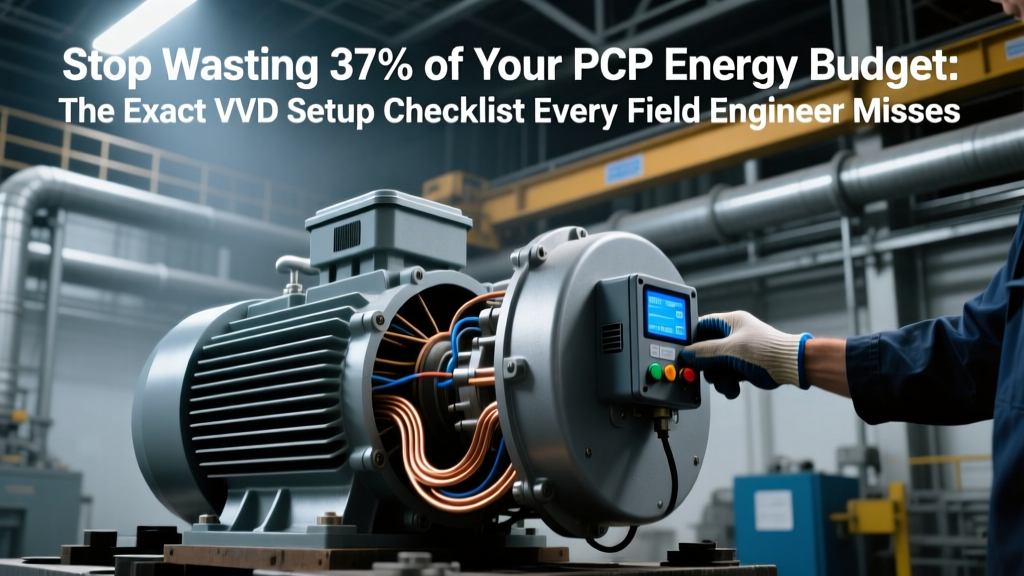 Stop Wasting 37% of Your PCP Energy Budget: The Exact VFD Setup Checklist Every Field Engineer Misses (Including NPSH-Aware Parameter Tuning & Real-World ROI Math)