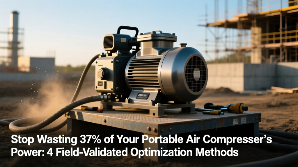 Stop Wasting 37% of Your Portable Air Compressor’s Power: 4 Field-Validated Optimization Methods (Operating Point Tuning, Impeller Trimming, System Curve Shifts & More) That Engineers Overlook — Backed by ASME PTC-10 Data