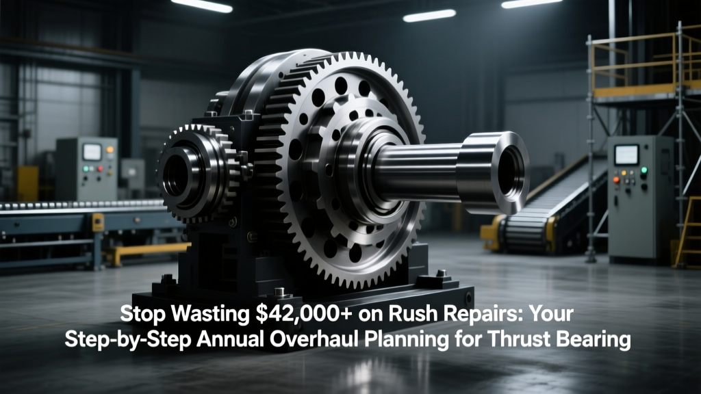 Stop Wasting $42,000+ on Rush Repairs: Your Step-by-Step Annual Overhaul Planning for Thrust Bearing Guide — Scope, Parts, Labor, Schedule & Quality Checks, All Mapped to ISO 7919-5 and API RP 686 Benchmarks
