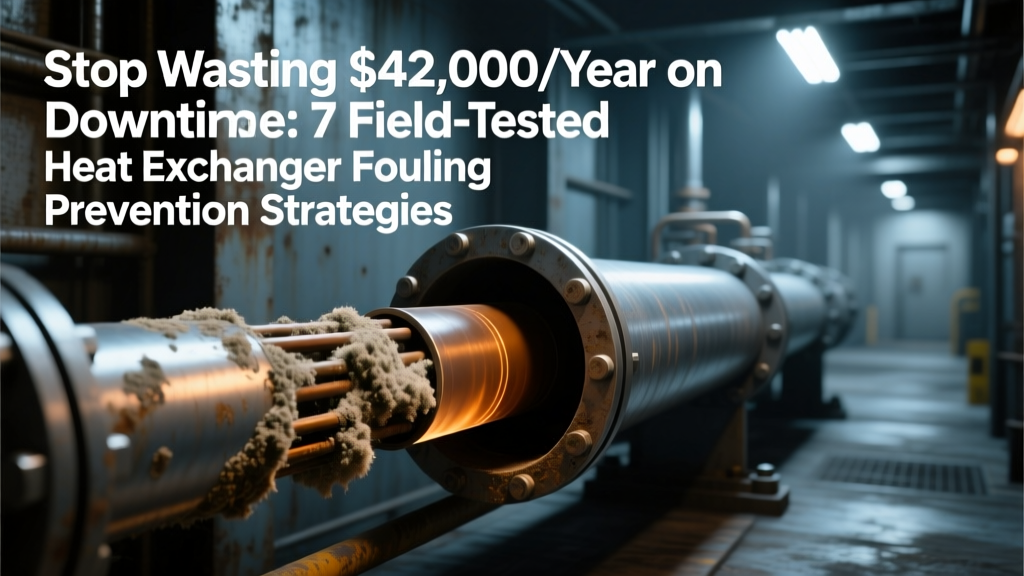Stop Wasting $42,000/Year on Downtime: 7 Field-Tested Heat Exchanger Fouling Prevention Strategies (That Beat Traditional Cleaning Cycles Every Time)