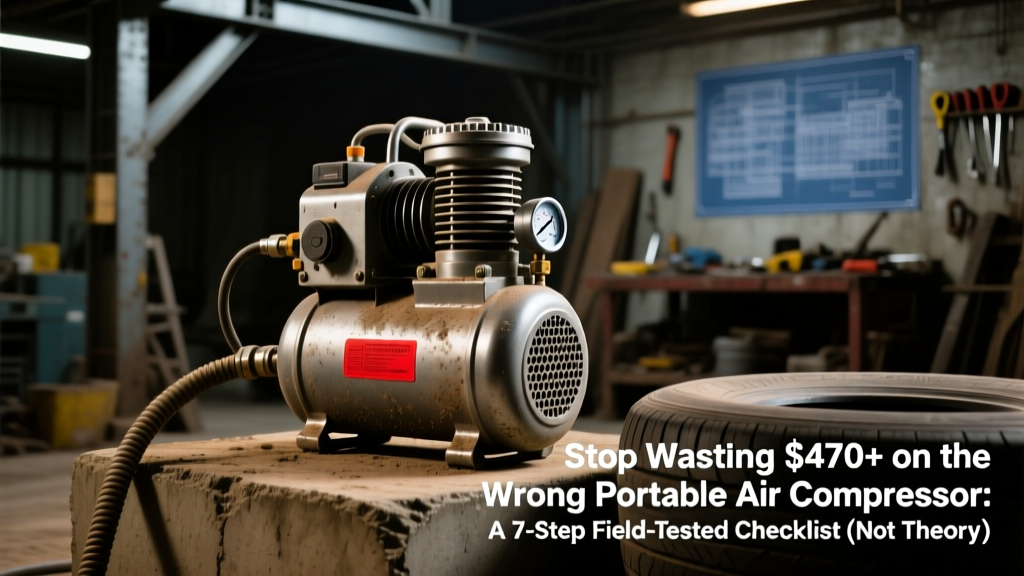 Stop Wasting $470+ on the Wrong Portable Air Compressor: A 7-Step Field-Tested Checklist (Not Theory) That Matches CFM, PSI, Duty Cycle, and Environment—Before You Buy