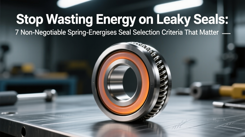 Stop Wasting Energy on Leaky Seals: 7 Non-Negotiable Spring-Energized Seal Selection Criteria That Cut Pump Power Consumption by 12–18% (and Why Most Engineers Overlook #4)