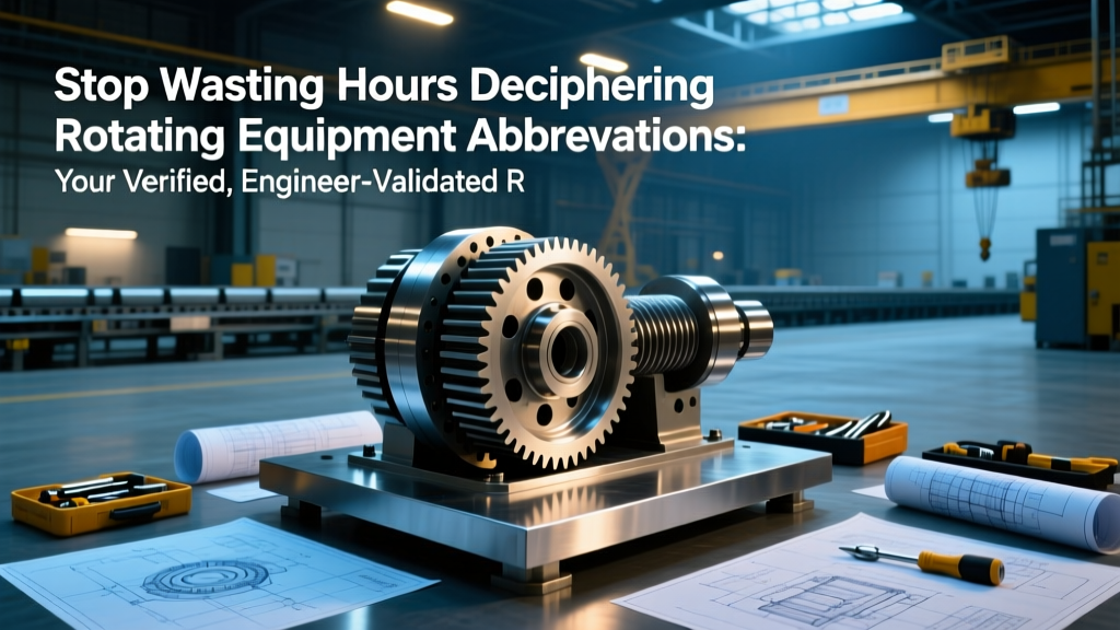 Stop Wasting Hours Deciphering Rotating Equipment Abbreviations: Your Verified, Engineer-Validated Reference List (API RP 14E, ISO 5199, ANSI/HI Standards Included)