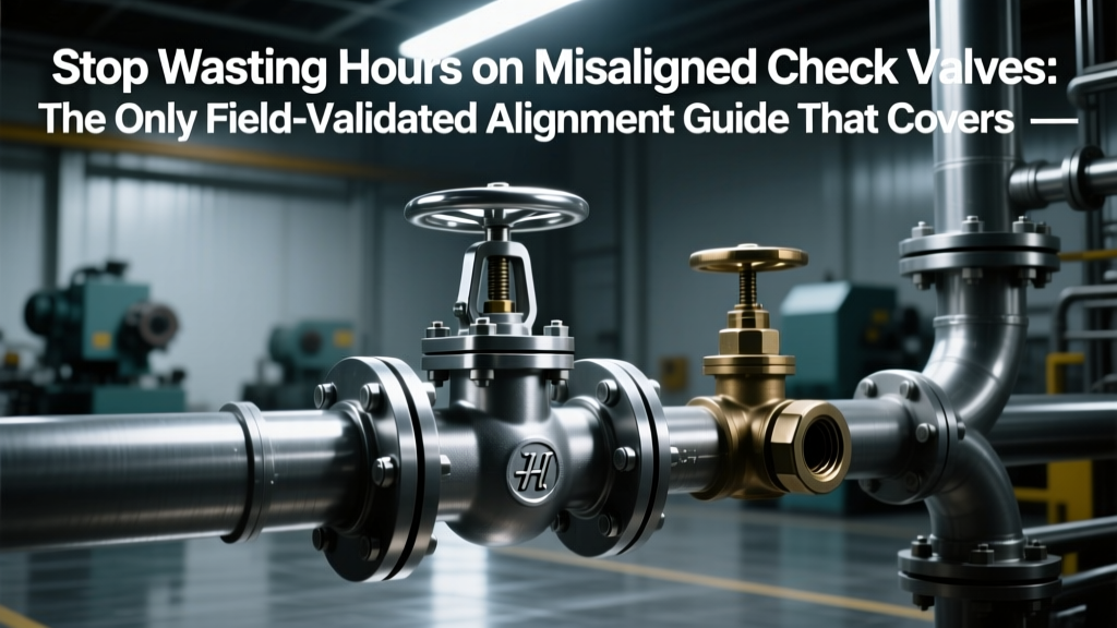Stop Wasting Hours on Misaligned Check Valves: The Only Field-Validated Alignment Guide That Covers Laser, Dial Indicator, Tolerances (ASME B16.34), and Audit-Ready Documentation—No Guesswork, No Rework.