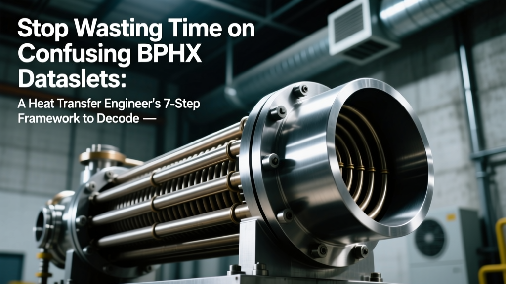 Stop Wasting Time on Confusing BPHX Datasheets: A Heat Transfer Engineer’s 7-Step Framework to Decode Brazed Plate Heat Exchanger Specifications, Performance Curves, and Manufacturer Datasheets—Even If You’ve Never Seen One Before