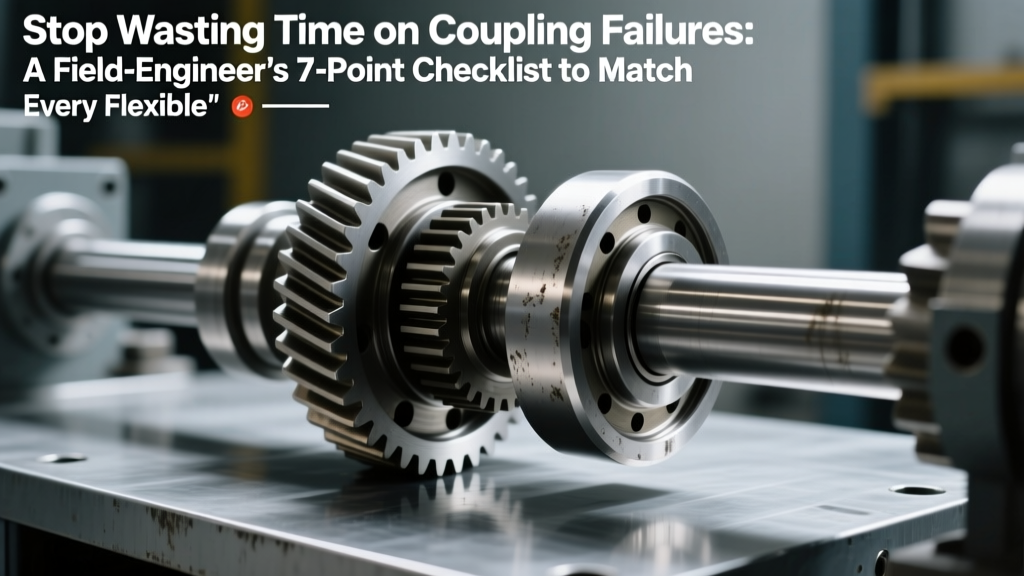 Stop Wasting Time on Coupling Failures: A Field-Engineer’s 7-Point Checklist to Match Every Flexible Coupling Type to Real-World Misalignment, Torque, and Vibration Demands (2024 Updated)