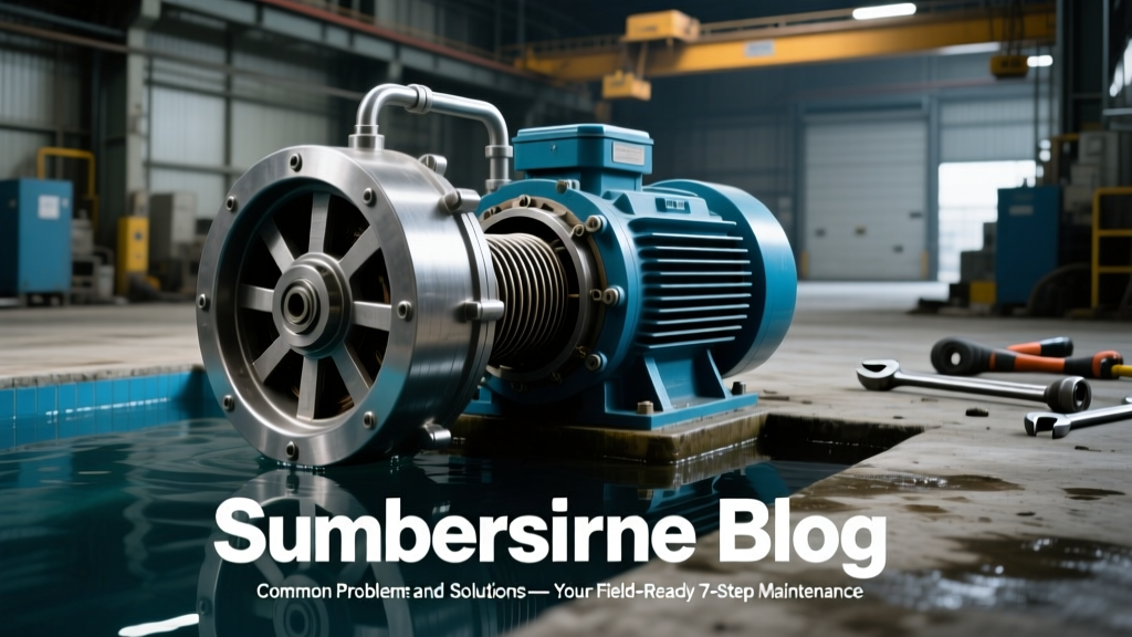 Submersible Motor Troubleshooting: Common Problems and Solutions — Your Field-Ready 7-Step Maintenance Checklist (Prevent 83% of Failures Before They Cost You $12k in Downtime or Emergency Repairs)