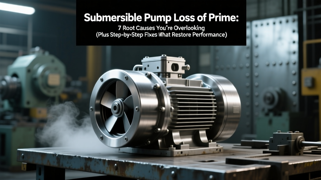 Submersible Pump Loss of Prime: 7 Root Causes You’re Overlooking (Plus Step-by-Step Fixes That Restore Suction in Under 90 Minutes — No Technician Required)