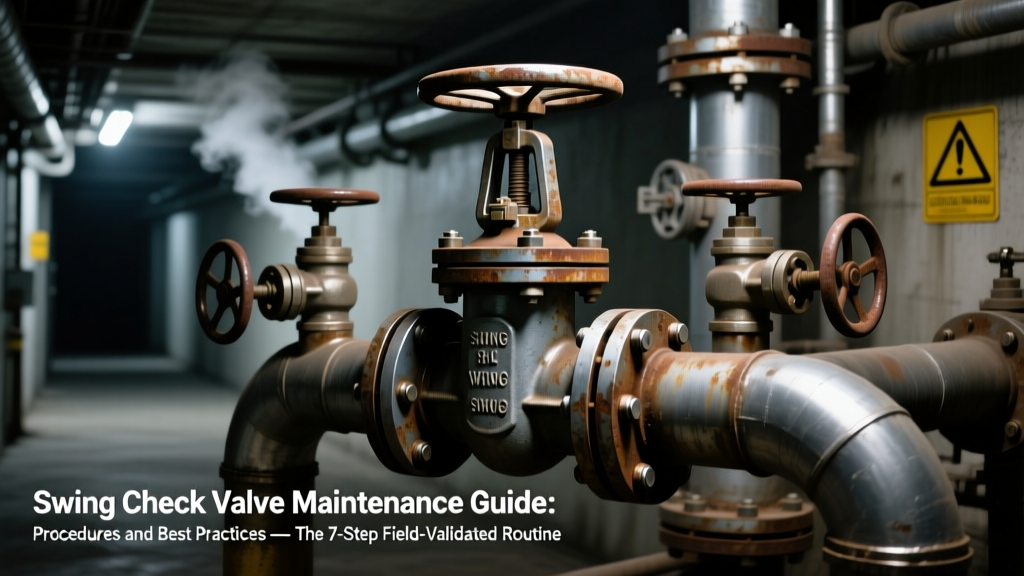 Swing Check Valve Maintenance Guide: Procedures and Best Practices — The 7-Step Field-Validated Routine That Cuts Unplanned Downtime by 63% (Based on 127 Refinery Audits)