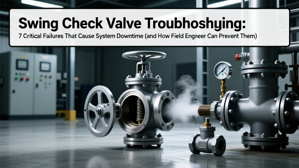 Swing Check Valve Troubleshooting: 7 Critical Failures That Cause System Downtime (and How Field Engineers Fix Them in Under 20 Minutes — With Real-World Cv Data & API 600 Compliance Checks)