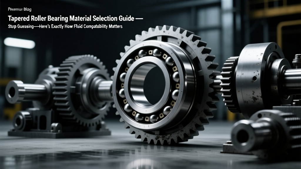Tapered Roller Bearing Material Selection Guide: Stop Guessing—Here’s Exactly How Fluid Compatibility, Temperature Swings, Pressure Peaks, and Corrosive Environments Dictate Your Material Choice (With ISO 281 Life Calculations & Real Failure Forensics)