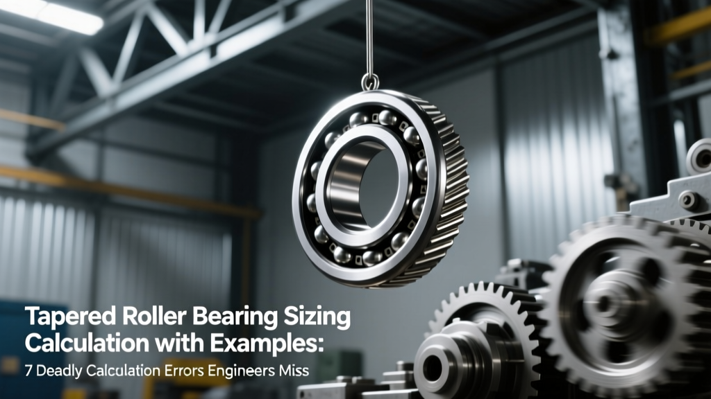 Tapered Roller Bearing Sizing Calculation with Examples: 7 Deadly Calculation Errors Engineers Miss (and How to Fix Them Before Your Shaft Fails at 3AM)