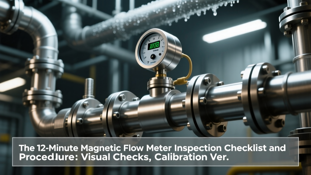 The 12-Minute Magnetic Flow Meter Inspection Checklist and Procedure: Visual Checks, Calibration Verification, Loop Testing & Documentation That Prevents Costly Downtime (No Guesswork, No Missed Steps)
