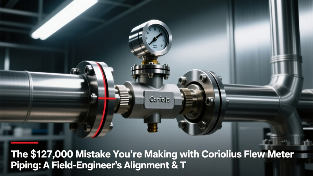 The $127,000 Mistake You’re Making with Coriolis Flow Meter Piping: A Field-Engineer’s Alignment & Torque Guide That Prevents Calibration Drift, Stress Cracks, and Unplanned Shutdowns