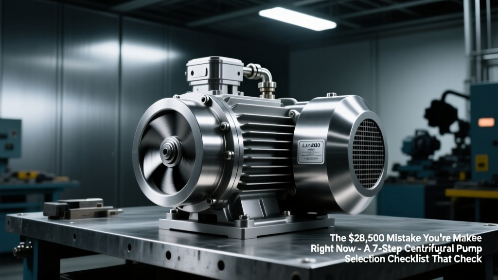 The $28,500 Mistake You’re Making Right Now: A 7-Step Centrifugal Pump Selection Checklist That Cuts Lifetime Costs by 37% (Flow, NPSH, Materials, Environment & Real-World ROI Analysis)