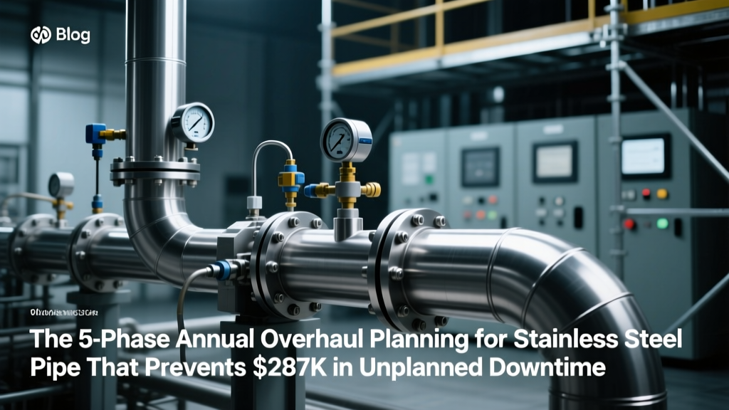The 5-Phase Annual Overhaul Planning for Stainless Steel Pipe That Prevents $287K in Unplanned Downtime (Scope, Parts, Labor, Schedule & QA—All Mapped to ASTM A312 & ASME B31.3)