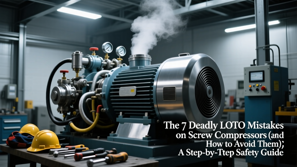 The 7 Deadly LOTO Mistakes on Screw Compressors (and How to Avoid Them): A Step-by-Step Safety Guide That Meets OSHA 1910.147, ANSI Z244.1, and NFPA 70E Requirements