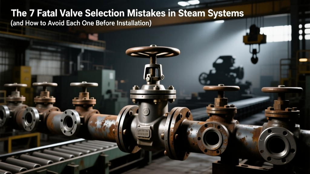 The 7 Fatal Valve Selection Mistakes in Steam Systems (and How to Avoid Each One Before Installation) — A Step-by-Step Valve Selection Guide for Steam Systems Including Isolation, Control, and Safety Valves with Material, Pressure Class, and Trim Considerations