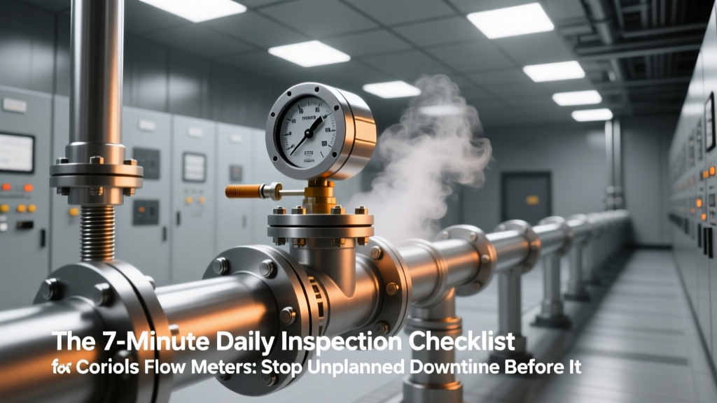 The 7-Minute Daily Inspection Checklist for Coriolis Flow Meters: Stop Unplanned Downtime Before It Starts (Visual Checks, Parameter Alarms, Leak Traps & Audit-Ready Records Included)