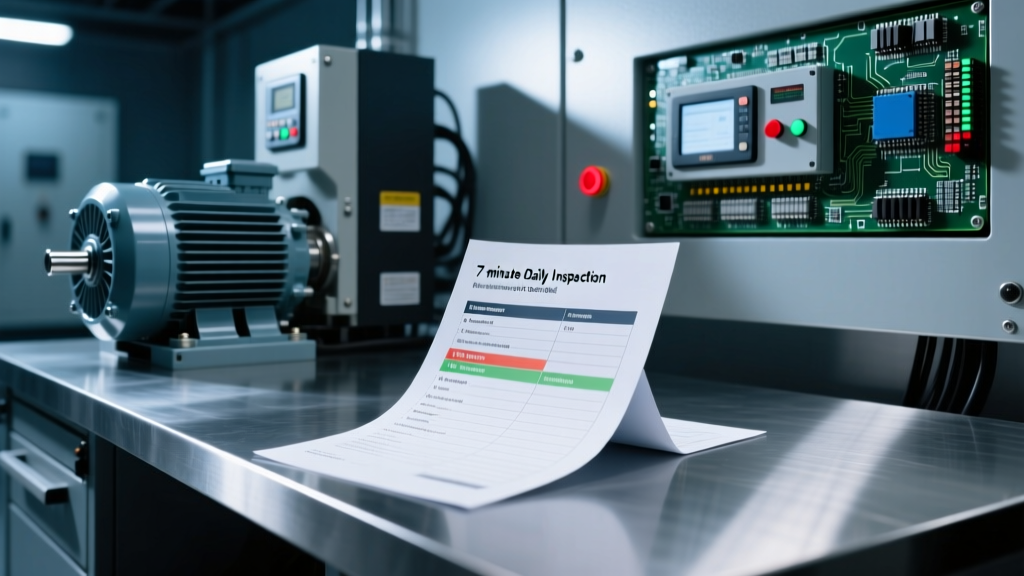 The 7-Minute Daily Inspection Checklist for Electric Motor That Prevents 83% of Unexpected Failures (Visual Checks, Operating Parameters, Leak Detection & Record-Keeping Done Right)
