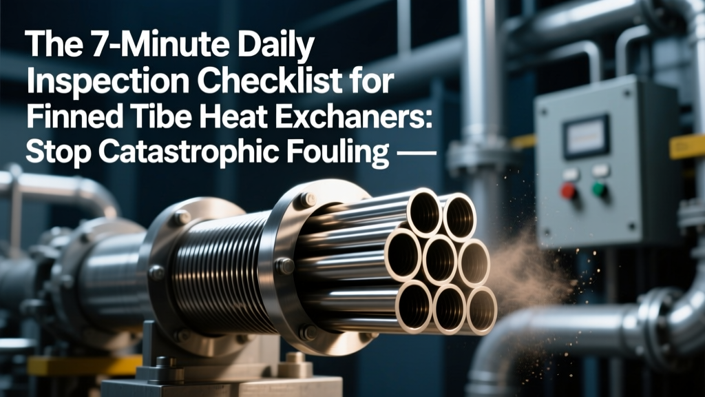 The 7-Minute Daily Inspection Checklist for Finned Tube Heat Exchangers: Stop Catastrophic Fouling, Undetected Leaks, and Unplanned Shutdowns Before They Cost You $42k/hr in Downtime (Free Printable PDF)