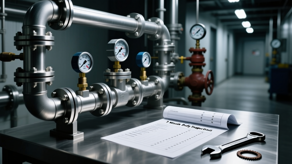 The 7-Minute Daily Inspection Checklist for Gasket Integrity: Why Skipping One Step Costs $12,800/Year in Downtime (and How to Do It Right Every Shift)