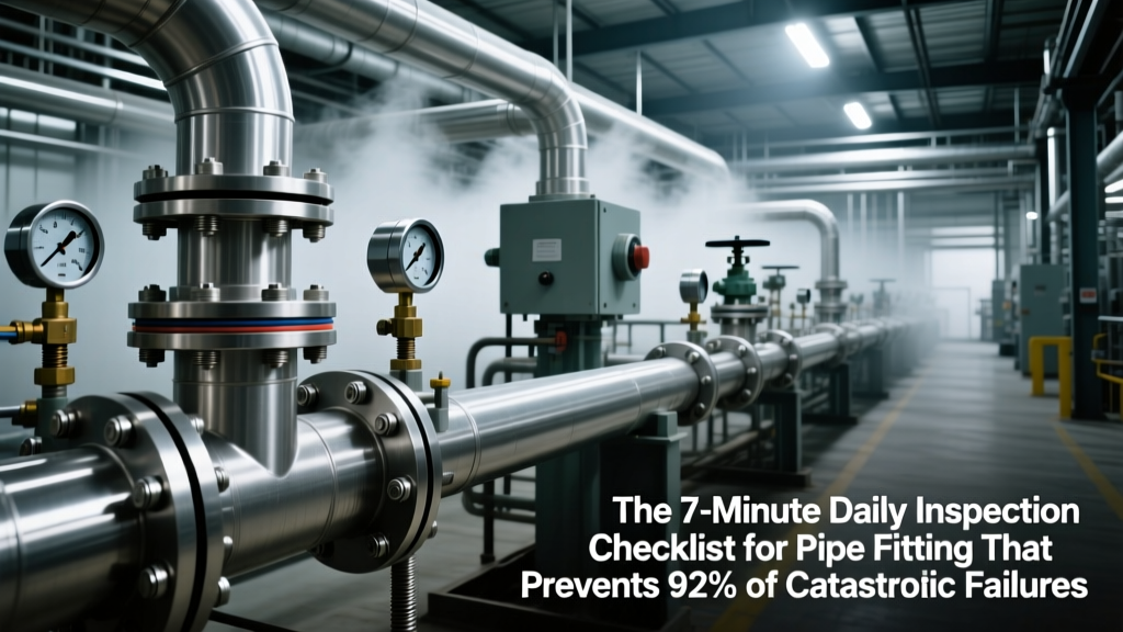 The 7-Minute Daily Inspection Checklist for Pipe Fitting That Prevents 92% of Catastrophic Failures (Visual Checks, Leak Detection, Parameter Monitoring & Audit-Ready Record-Keeping Included)