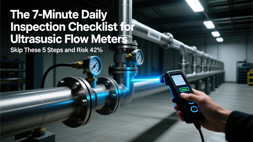 The 7-Minute Daily Inspection Checklist for Ultrasonic Flow Meters: Skip These 5 Steps and Risk 42% More Calibration Drift (ISO 5167-5 Verified)