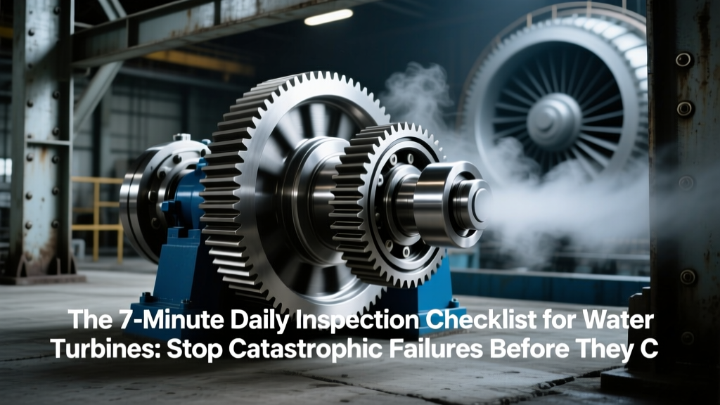 The 7-Minute Daily Inspection Checklist for Water Turbines: Stop Catastrophic Failures Before They Cost $250k+ in Downtime (Visual Checks, Parameters, Leaks & Digital Record-Keeping Included)