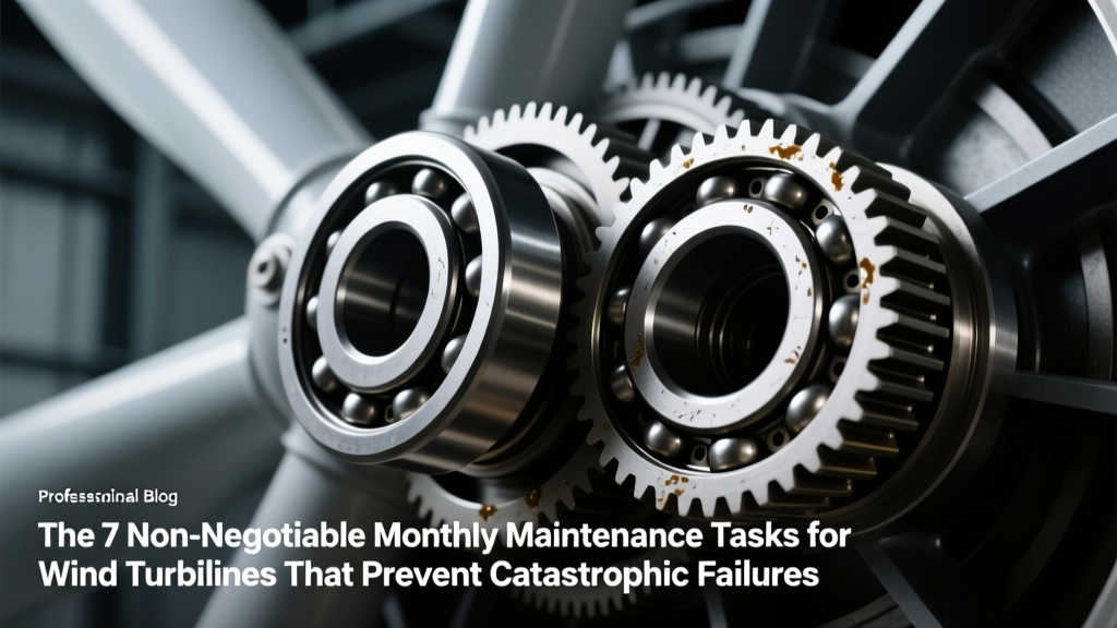 The 7 Non-Negotiable Monthly Maintenance Tasks for Wind Turbines That Prevent Catastrophic Failures—Lubrication Checks, Alignment Verification, Filter Changes, and Performance Monitoring Done Right (With OSHA & IEC 61400-25 Compliance Built In)