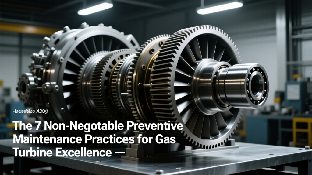 The 7 Non-Negotiable Preventive Maintenance for Gas Turbine Best Practices Every Commissioning Engineer Overlooks (And How They Cost $287K+ in Unplanned Downtime Per Incident)