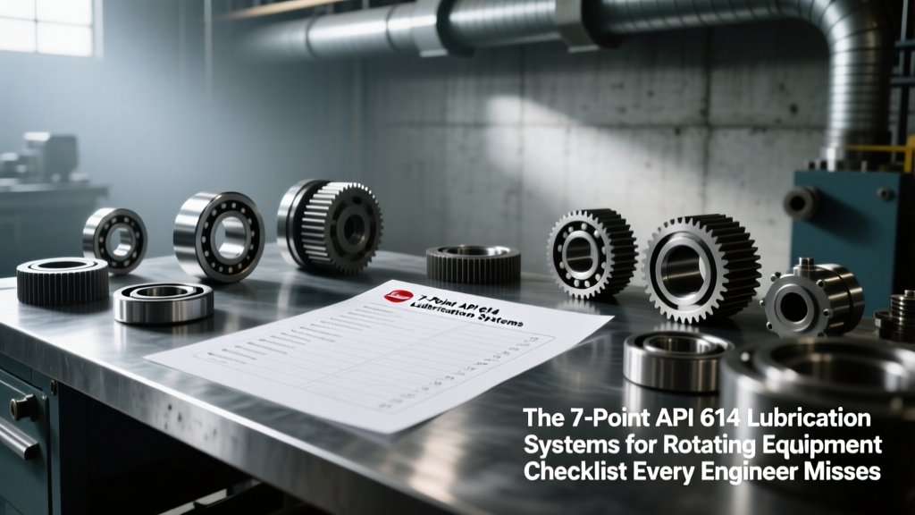 The 7-Point API 614 Lubrication Systems for Rotating Equipment Checklist Every Engineer Misses (Before Commissioning Fails or Bearings Fail at 3AM)