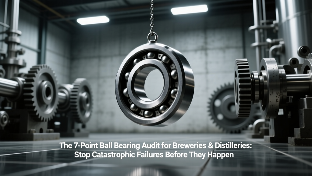 The 7-Point Ball Bearing Audit for Breweries & Distilleries: Stop Catastrophic Failures Before They Cost You $42k in Downtime, Contamination, or Recalls — A Field-Tested Checklist for Beer & Spirits Producers