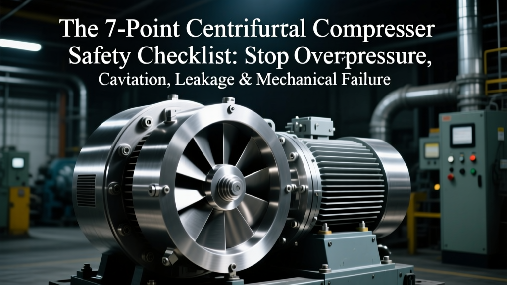 The 7-Point Centrifugal Compressor Safety Checklist: Stop Overpressure, Cavitation, Leakage & Mechanical Failure Before They Trigger OSHA Violations or Catastrophic Downtime