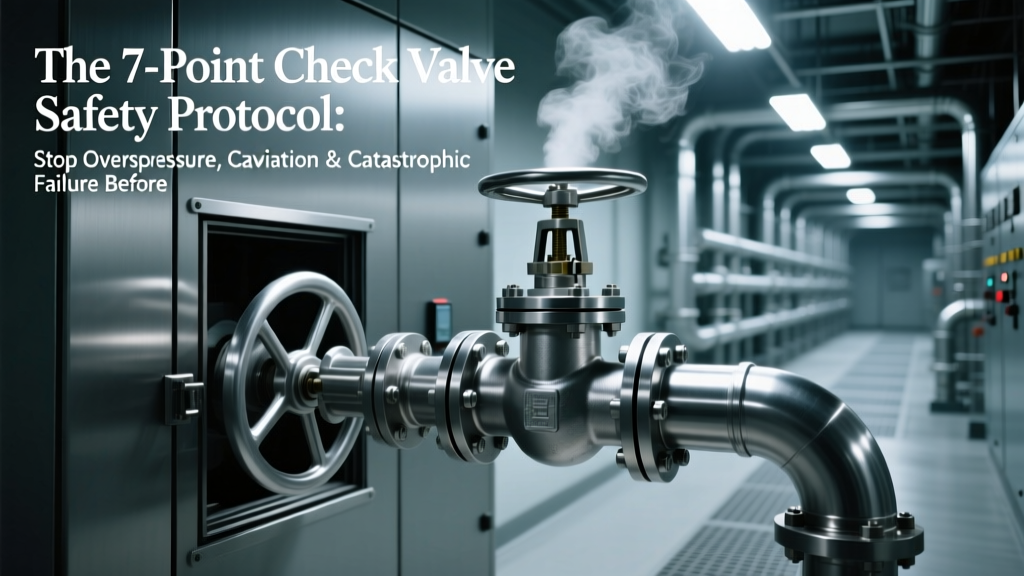 The 7-Point Check Valve Safety Protocol: Stop Overpressure, Cavitation & Catastrophic Failure Before They Happen (OSHA-Compliant, API 602-Validated)
