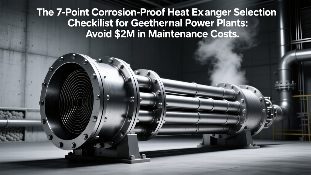 The 7-Point Corrosion-Proof Heat Exchanger Selection Checklist for Geothermal Power Plants: Avoid $2.3M in Unplanned Downtime by Choosing Brine Coolers, Condensers & Preheaters That Actually Survive Your Reservoir Chemistry