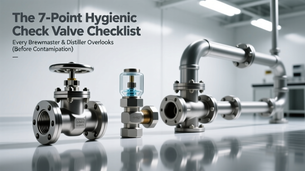 The 7-Point Hygienic Check Valve Checklist Every Brewmaster & Distiller Overlooks (Before Contamination, CIP Failure, or Regulatory Rejection Hits)