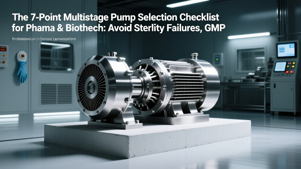 The 7-Point Multistage Pump Selection Checklist for Pharma & Biotech: Avoid Sterility Failures, GMP Non-Conformances, and Costly Downtime in High-Purity Fluid Handling Systems