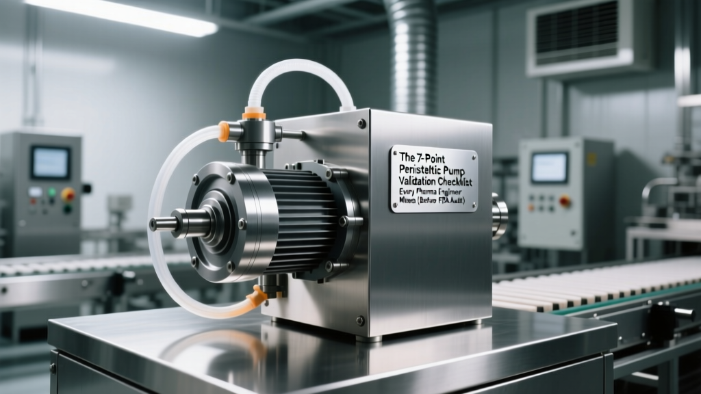 The 7-Point Peristaltic Pump Validation Checklist Every Pharma Engineer Misses (Before FDA Audit): Avoiding Sterility Breaches, Flow Drift, and Material Incompatibility in Bioprocessing Lines