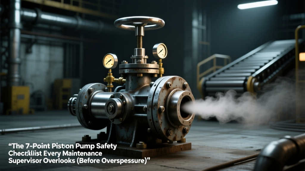 The 7-Point Piston Pump Safety Checklist Every Maintenance Supervisor Overlooks (Before Overpressure, Cavitation, or Catastrophic Failure Strikes)