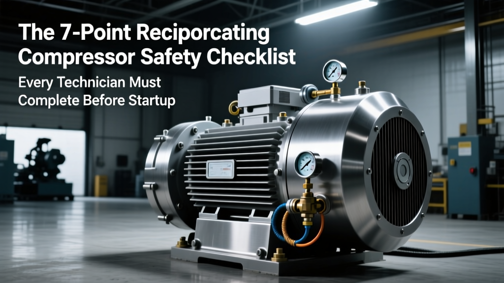 The 7-Point Reciprocating Compressor Safety Checklist Every Technician Must Complete Before Startup (Not Just LOTO & Gloves—We Found 3 Overlooked Hazards in 82% of Plant Audits)