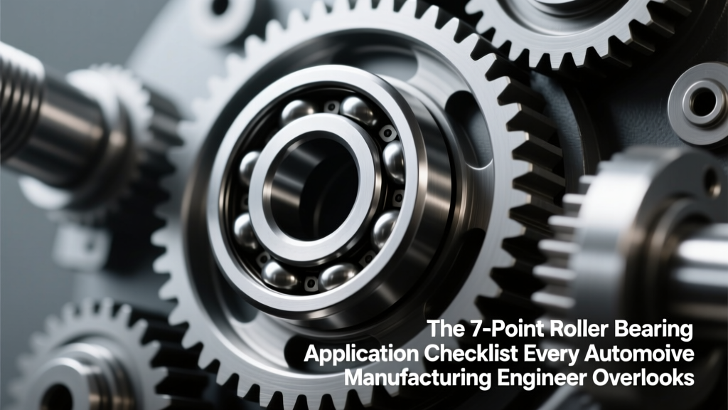 The 7-Point Roller Bearing Application Checklist Every Automotive Manufacturing Engineer Overlooks (Before Downtime Hits Your Assembly Line)