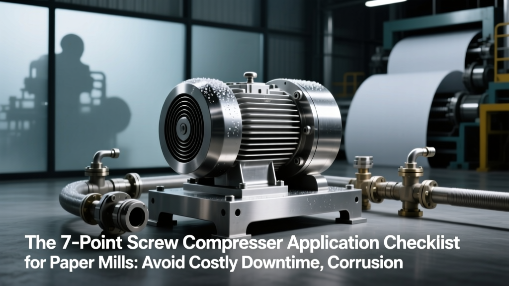 The 7-Point Screw Compressor Application Checklist for Paper Mills: Avoid Costly Downtime, Corrosion Failures, and ISO 8573 Noncompliance in Pulp & Paper Processes